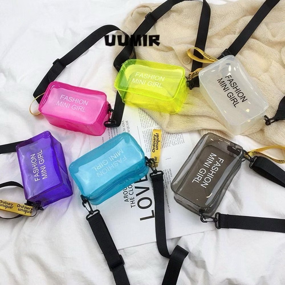 พร้อมส่งแล้ว กระเป๋าสะพายใส กระเป๋ากันน้ำ สงกรานต์ สะพายข้าง PVC สายปรับความยาวได้ ใส่โทรศัพท์มือถือ สีสันสดใส เล่นสงกรานต์ ราคา 45 บาท*ส่งฟรี