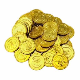 100pcs Plastic Treasure Coins At Pirate Parties Or In Scavenger Hunts Latest Intl 1505737755 51658344 300e66d35fdb0cf4d976c56111fccd46 Product