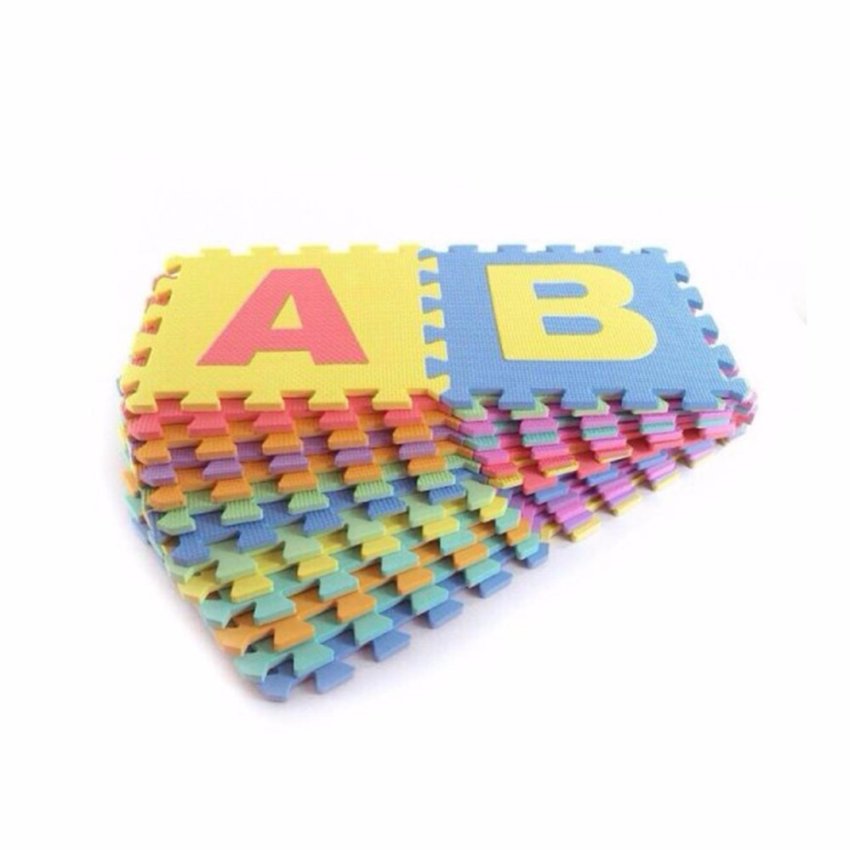 แผ่นรองคลาน A-Z ขนาด 1 ฟุต 26 แผ่น แผ่นรองคลาน A-Z ขนาด 1 ฟุต 26 แผ่น