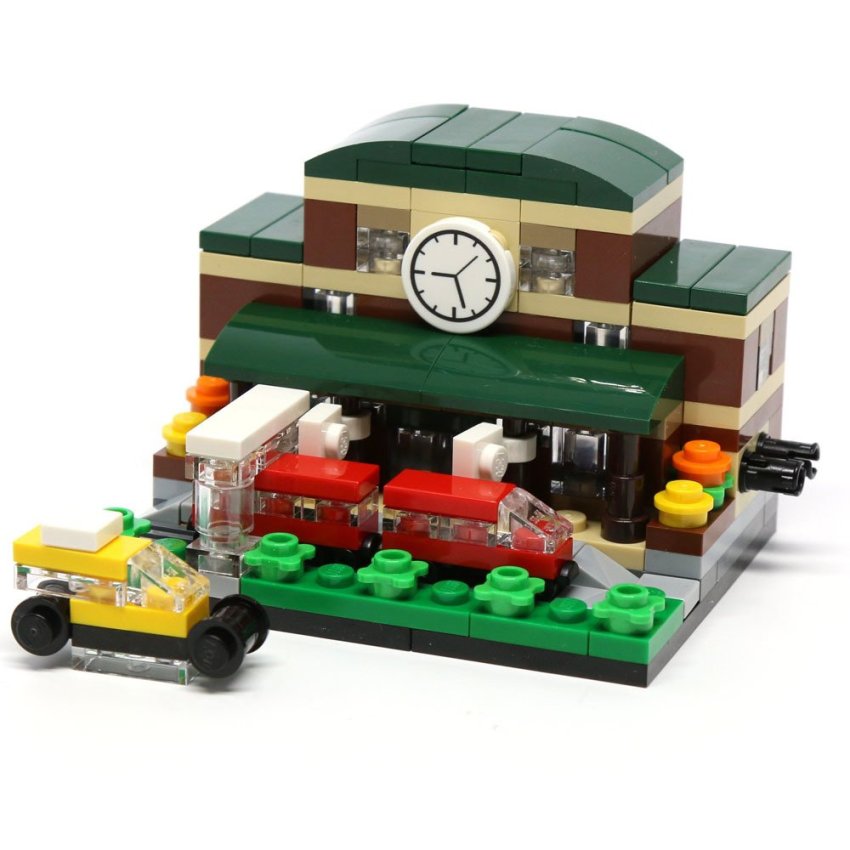 ดูภาพ Decool CITY Mini Street View Bricks Toys Lego (Train Station) ชุดตัวต่อ เลโก้ ของเล่น (สถานีรถไฟ) เพิ่มเติม Decool CITY Mini Street View Bricks Toys Lego (Train Station) ชุดตัวต่อ เลโก้ ของเล่น (สถานีรถไฟ)