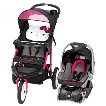 GPL/ Baby Trend Hayden Jogger Travel System, Hello Kitty Polka Dot Floral/ship from USA - intl