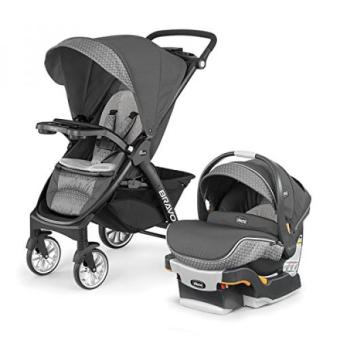 GPL/ Chicco Bravo LE Travel System, Silhouette/ship from USA - intl