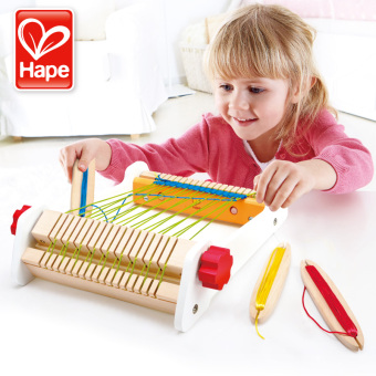 Hape เด็กแฮนด์เมด DIY ปริศนา looms ของเล่น