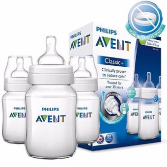 Philips Avent ขวดนมเอเวนท์ รุ่นคลาสสิคพลัส 9 ออนซ์ แพ็ค 3 ขวด Philips Avent ขวดนมเอเวนท์ รุ่นคลาสสิคพลัส 9 ออนซ์ แพ็ค 3 ขวด