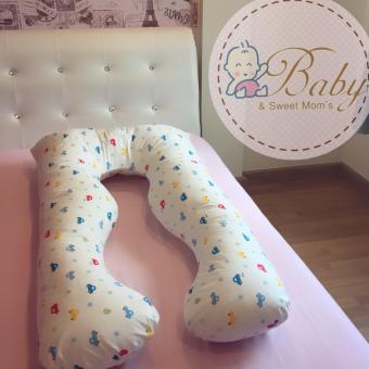 Babyandsweetmom หมอนคนท้อง หมอนรองครรภ์ หมอนสุขภาพ หมอนตัวยู U-Shapeสีขาวลายรถ Babyandsweetmom หมอนคนท้อง หมอนรองครรภ์ หมอนสุขภาพ หมอนตัวยู U-Shapeสีขาวลายรถ