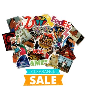 Sticker Pro สติ๊กเกอร์กันน้ำ ติดบ้าน 50 ชิ้น/ แพ๊ค แบบสุ่ม Sticker Pro สติ๊กเกอร์กันน้ำ ติดบ้าน 50 ชิ้น/ แพ๊ค แบบสุ่ม