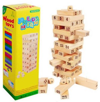 smartbabyandkid เกมจังก้าไม้ตึงถล่ม (Jenga) smartbabyandkid เกมจังก้าไม้ตึงถล่ม (Jenga)