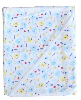 Attoon ผ้าห่อตัวเด็ก ผ้าcotton - สีฟ้า Attoon ผ้าห่อตัวเด็ก ผ้าcotton - สีฟ้า