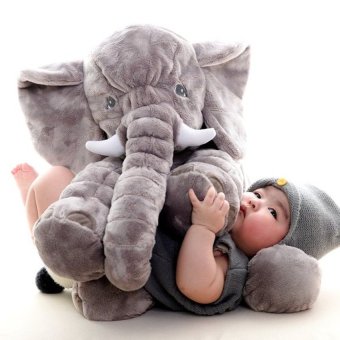 smartbabyandkid ตุ๊กตาช้าง Jelly Elephant ขนาด 60 cm.(สีเทา) smartbabyandkid ตุ๊กตาช้าง Jelly Elephant ขนาด 60 cm.(สีเทา)