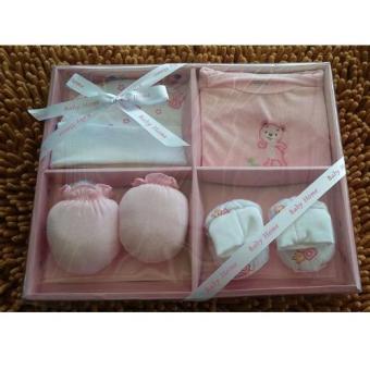 ฺBaby Home ชุดของขวัญสำหรับเด็กอ่อน 4ชิ้น ฺBaby Home ชุดของขวัญสำหรับเด็กอ่อน 4ชิ้น
