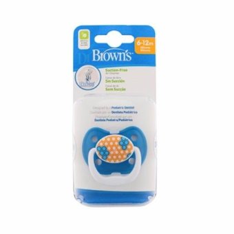 Dr.Brown'sจุกหลอกPreVent CLASSIC SHIELD Pacifier, Stage 2 * 6-12M - Blue, 1pk.(Blue) Dr.Brown'sจุกหลอกPreVent CLASSIC SHIELD Pacifier, Stage 2 * 6-12M - Blue, 1pk.(Blue)