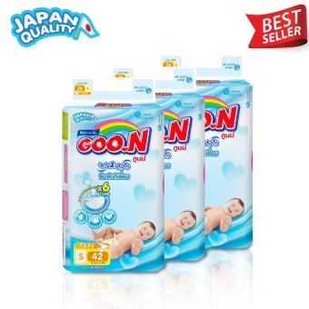 ขายยกลัง! GOO.N กางเกงผ้าอ้อมเด็กแบบ TAPE Size S - 42 ชิ้น 4 แพ็ค ( ทั้งหมด 168 ชิ้น ) ขายยกลัง! GOO.N กางเกงผ้าอ้อมเด็กแบบ TAPE Size S - 42 ชิ้น 4 แพ็ค ( ทั้งหมด 168 ชิ้น )