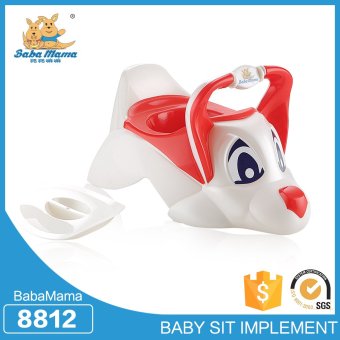 Babamama กระโถนโถสุขภัณฑสำหรับเด็กพลาสติก รูปสุนัข รุ่น 8812 สีขาวแดง Babamama กระโถนโถสุขภัณฑสำหรับเด็กพลาสติก รูปสุนัข รุ่น 8812 สีขาวแดง