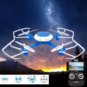 Drone สุดน่ารัก ระบบ WIFI ติดกล้อง พร้อมระบบถ่ายทอดสดแบบ Realtime(NEW มีระบบ ล็อกความสูงได้) สีน้ำเงิน Drone สุดน่ารัก ระบบ WIFI ติดกล้อง พร้อมระบบถ่ายทอดสดแบบ Realtime(NEW มีระบบ ล็อกความสูงได้) สีน้ำเงิน