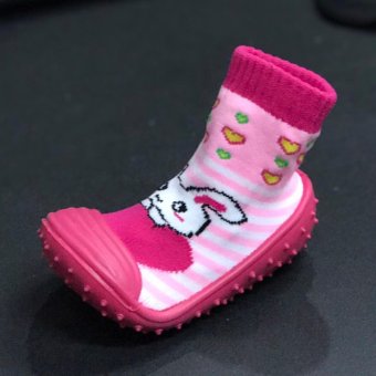 รองเท้าหัดเดิน สำหรับเด็กวัยหัดเดิน ลาย pink # 0010 รองเท้าหัดเดิน สำหรับเด็กวัยหัดเดิน ลาย pink # 0010