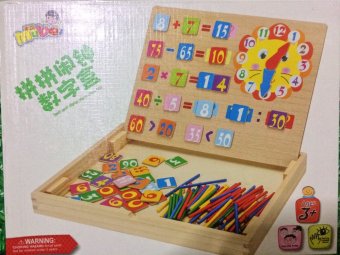 KIDSSHOP HATYAI ของเล่นไม้เสริมทักษะกระดานแม่เหล็กบวกลบเลข+เรียนรู้เรื่องเวลา KIDSSHOP HATYAI ของเล่นไม้เสริมทักษะกระดานแม่เหล็กบวกลบเลข+เรียนรู้เรื่องเวลา