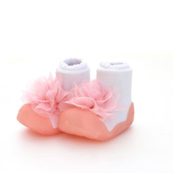 Attipas รองเท้าหัดเดิน รุ่น Corsage สีPink Size L Attipas รองเท้าหัดเดิน รุ่น Corsage สีPink Size L