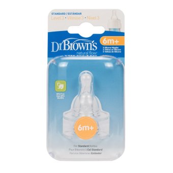 Dr.Brown's จุกนมเลเวล 3 สำหรับขวดมาตรฐาน Dr.Brown's จุกนมเลเวล 3 สำหรับขวดมาตรฐาน