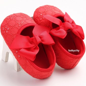 รองเท้าหัดเดิน รองเท้าเด็กผู้หญิง รองเท้าเด็กอ่อน รองเท้าเด็กพื้นผ้า baby shoe Prewalker ของใช้เด็กอ่อน สีแดง รองเท้าหัดเดิน รองเท้าเด็กผู้หญิง รองเท้าเด็กอ่อน รองเท้าเด็กพื้นผ้า baby shoe Prewalker ของใช้เด็กอ่อน สีแดง