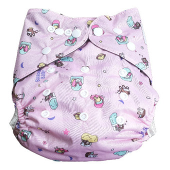 Baboon baby กางเกงผ้าอ้อมซักได้ ฟรีไซส์ แรกเกิด-2ขวบ เอวกระดุมพร้อมแผ่นซับชาโคลแบมบู5ชั้น ลายNIGHT (สีชมพู) Baboon baby กางเกงผ้าอ้อมซักได้ ฟรีไซส์ แรกเกิด-2ขวบ เอวกระดุมพร้อมแผ่นซับชาโคลแบมบู5ชั้น ลายNIGHT (สีชมพู)