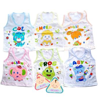Baby heart เสื้อกล้ามเด็กอ่อน คละลาย คละสี ผลิตจากผ้า cotton 100% Baby heart เสื้อกล้ามเด็กอ่อน คละลาย คละสี ผลิตจากผ้า cotton 100%