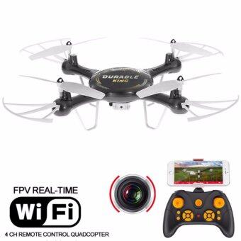 Drone ติดกล้อง WiFi พร้อมระบบถ่ายทอดสดแบบ Realtime(NEW มีระบบ กันหลงทิศ + ปุ่มบินกลับอัตโนมัติ)สีดำ Drone ติดกล้อง WiFi พร้อมระบบถ่ายทอดสดแบบ Realtime(NEW มีระบบ กันหลงทิศ + ปุ่มบินกลับอัตโนมัติ)สีดำ