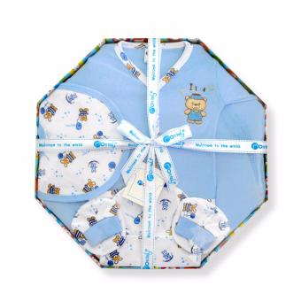 Babybrown Giftset กล่อง สำหรับเด็กแรกเกิด ชุด 5 ชิ้น สีฟ้า Babybrown Giftset กล่อง สำหรับเด็กแรกเกิด ชุด 5 ชิ้น สีฟ้า