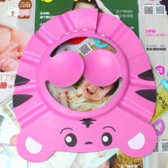 หมวกอาบน้ำเด็ก ป้องกันแชมพูเข้าตา อุปกรณ์อาบน้ำ ลายเสือน้อย (สีชมพู) หมวกอาบน้ำเด็ก ป้องกันแชมพูเข้าตา อุปกรณ์อาบน้ำ ลายเสือน้อย (สีชมพู)