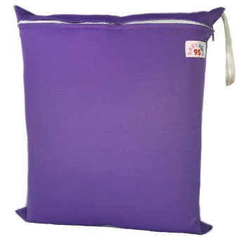 BABYKIDS95 ถุงผ้ากันน้ำ 1 ช่อง Size: 34x40 cm. สำหรับใส่ผ้าอ้อม หรือผ้าเปียก สีพื้น A10 (ม่วง) BABYKIDS95 ถุงผ้ากันน้ำ 1 ช่อง Size: 34x40 cm. สำหรับใส่ผ้าอ้อม หรือผ้าเปียก สีพื้น A10 (ม่วง)
