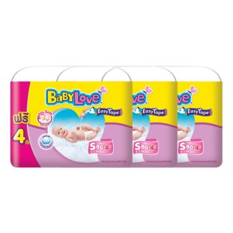 ขายยกลัง! Baby Love ผ้าอ้อมเด็ก Easy Tape ไซส์ S 3 แพ็คละ 80+4 ชิ้น (ทั้งหมด 252 ชิ้น) ขายยกลัง! Baby Love ผ้าอ้อมเด็ก Easy Tape ไซส์ S 3 แพ็คละ 80+4 ชิ้น (ทั้งหมด 252 ชิ้น)