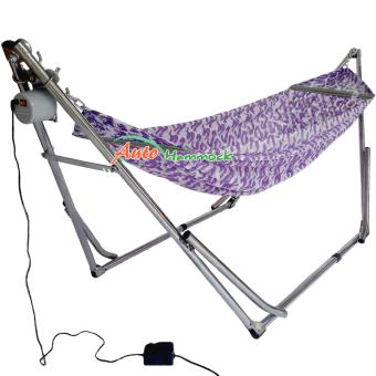 Auto Hammock เปลไกวเด็กอัตโนมัติแบบเปลญวนใหญ่สีม่วง(Hammock)กับมอเตอร์ Vinanoi 100 Kg. Auto Hammock เปลไกวเด็กอัตโนมัติแบบเปลญวนใหญ่สีม่วง(Hammock)กับมอเตอร์ Vinanoi 100 Kg.