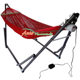 Auto Hammock เปลไกวเด็กอัตโนมัติแบบเปลญวน(ขนาดจัมโบ้)สีแดงกับมอเตอร์ Vinanoi100Kg. Auto Hammock เปลไกวเด็กอัตโนมัติแบบเปลญวน(ขนาดจัมโบ้)สีแดงกับมอเตอร์ Vinanoi100Kg.