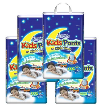 ขายยกลัง! Mamy poko Kids Pants Night time XXXL10 แพ็ค 4 (สำหรับเด็กชาย) ขายยกลัง! Mamy poko Kids Pants Night time XXXL10 แพ็ค 4 (สำหรับเด็กชาย)