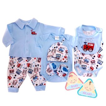 BABY Heart ชุด set บอดี้สูท สำหรับเด็กแรกเกิด รุ่น 7 ชิ้น BABY Heart ชุด set บอดี้สูท สำหรับเด็กแรกเกิด รุ่น 7 ชิ้น