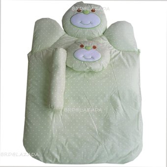 Babi Care ที่นอนใยสังเคราะห์หมี พร้อมหมอน+หมอนข้าง (สีเขียว) 1 ชุด Babi Care ที่นอนใยสังเคราะห์หมี พร้อมหมอน+หมอนข้าง (สีเขียว) 1 ชุด