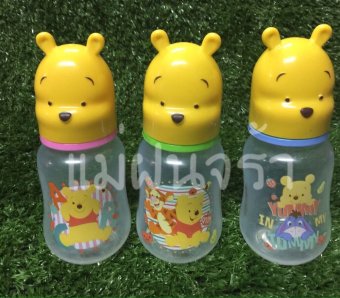 Disney Baby ขวดนม 4 ออนซ์ ลายหมีพูห์ บู๊ทฝาหมีพูห์ พร้อมจุกนม ไซส์ M เซท 3 ขวด (ฟ้า เขียว ชมพู) Disney Baby ขวดนม 4 ออนซ์ ลายหมีพูห์ บู๊ทฝาหมีพูห์ พร้อมจุกนม ไซส์ M เซท 3 ขวด (ฟ้า เขียว ชมพู)