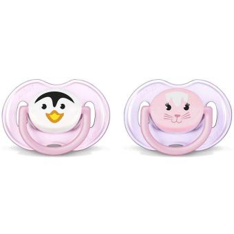 Philips Avent จุกนมหลอกเอเวนท์ รุ่นคลาสสิคลายสัตว์ 0-6 เดือน แพ็ค 2 ชิ้น Philips Avent จุกนมหลอกเอเวนท์ รุ่นคลาสสิคลายสัตว์ 0-6 เดือน แพ็ค 2 ชิ้น