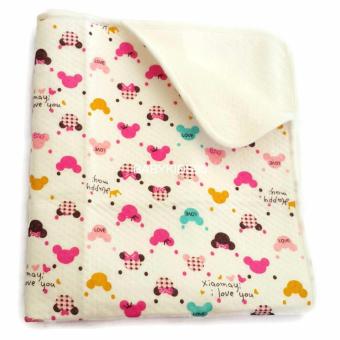 BABYKIDS95 ผ้ารองพื้นเอนกประสงค์ กันน้ำ ผ้าหนานุ่ม ซักได้ Jumbo Size 70*120 ซม. (White Mouses) BABYKIDS95 ผ้ารองพื้นเอนกประสงค์ กันน้ำ ผ้าหนานุ่ม ซักได้ Jumbo Size 70*120 ซม. (White Mouses)