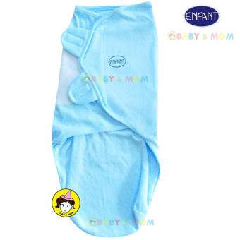Enfant new born ผ้าห่อตัวกันสะดุ้ง (สีฟ้า)ห่อหุ้มลูกน้อยดุจรังไหม Enfant new born ผ้าห่อตัวกันสะดุ้ง (สีฟ้า)ห่อหุ้มลูกน้อยดุจรังไหม