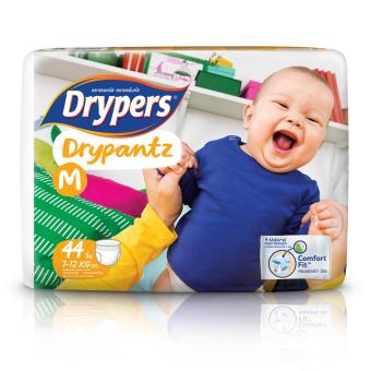 Drypers ผ้าอ้อมสำหรับเด็ก รุ่น Drypantz M 44 ชิ้น Drypers ผ้าอ้อมสำหรับเด็ก รุ่น Drypantz M 44 ชิ้น