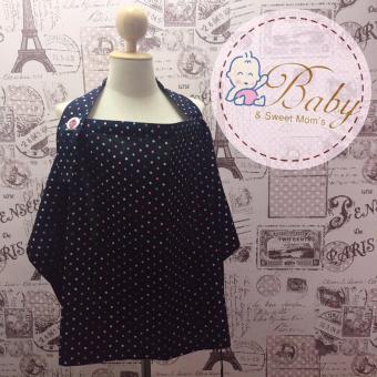 Babyandsweetmom ผ้าคลุมให้นม (Nursing cover) สีน้ำเงินลายจุด Babyandsweetmom ผ้าคลุมให้นม (Nursing cover) สีน้ำเงินลายจุด