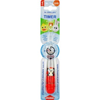 Dr. Phillips Flashing Timer Kids แปรงสีฟันไฟกระพริบ สำหรับเด็ก 3-7 ปี (Panda) Dr. Phillips Flashing Timer Kids แปรงสีฟันไฟกระพริบ สำหรับเด็ก 3-7 ปี (Panda)