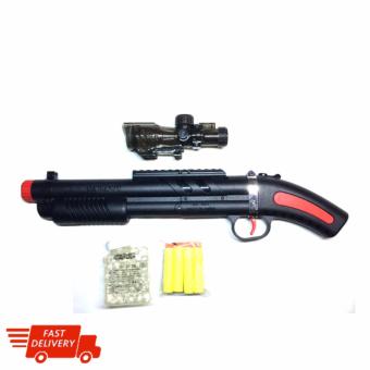 ปืนยิงกระสุนน้ำ ปืนยิงกระสุนโฟม ทรงปืนลูกซอง Bullet shotgun. ปืนยิงกระสุนน้ำ ปืนยิงกระสุนโฟม ทรงปืนลูกซอง Bullet shotgun.
