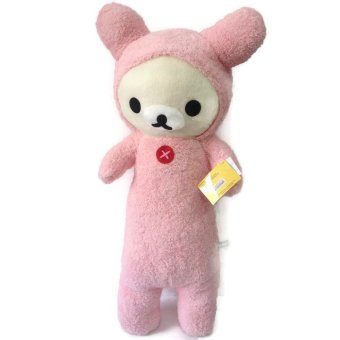 Korilakkuma ตุ๊กตา หมอนข้าง โคริลัคคูมะ แรบบิท ขนาด 75 ซม.( สีชมพู ) Korilakkuma ตุ๊กตา หมอนข้าง โคริลัคคูมะ แรบบิท ขนาด 75 ซม.( สีชมพู )