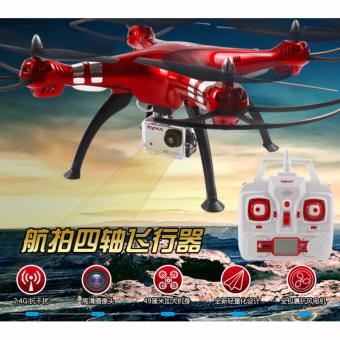 DRONE คุณภาพจาก Syma โดรน ติดกล้องเม็ม 1080p NEW มีระบบล็อกความสูง + กันหลงทิศ (อัดวีดีโอในเม็มการ์ด)สีแดง DRONE คุณภาพจาก Syma โดรน ติดกล้องเม็ม 1080p NEW มีระบบล็อกความสูง + กันหลงทิศ (อัดวีดีโอในเม็มการ์ด)สีแดง