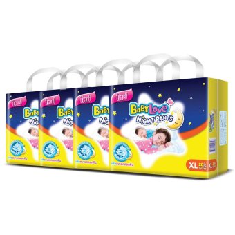 ขายยกลัง! กางเกงผ้าอ้อม BabyLove รุ่น Nightpants ไซส์ XL 4 แพ็ค 80 ชิ้น (แพ็คละ 20 ชิ้น) ขายยกลัง! กางเกงผ้าอ้อม BabyLove รุ่น Nightpants ไซส์ XL 4 แพ็ค 80 ชิ้น (แพ็คละ 20 ชิ้น)