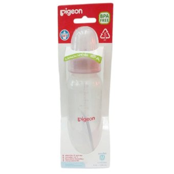 PIGEON ขวด RPP 8 oz พร้อมจุกคลาสสิค PIGEON ไซส์ M 1 ขวด (สีชมพู) 1 ขวด PIGEON ขวด RPP 8 oz พร้อมจุกคลาสสิค PIGEON ไซส์ M 1 ขวด (สีชมพู) 1 ขวด