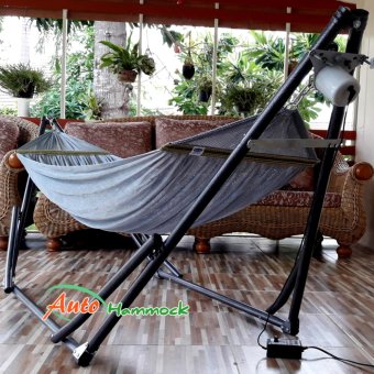 Auto Hammock เปลไกวเด็กอัตโนมัติขนาดใหญ่พิเศษ รุ่นจัมโบ้ผ้าสีบลอนด์ Auto Hammock เปลไกวเด็กอัตโนมัติขนาดใหญ่พิเศษ รุ่นจัมโบ้ผ้าสีบลอนด์
