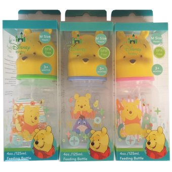 Disney Baby ดิสนี่ย์เบบี้ ขวดนม 4 ออนซ์ บู๊ทฝาหมีพูห์ สีเขียว/สีชมพู/สีน้ำเงิน ( แพ็ค 3 ) Disney Baby ดิสนี่ย์เบบี้ ขวดนม 4 ออนซ์ บู๊ทฝาหมีพูห์ สีเขียว/สีชมพู/สีน้ำเงิน ( แพ็ค 3 )