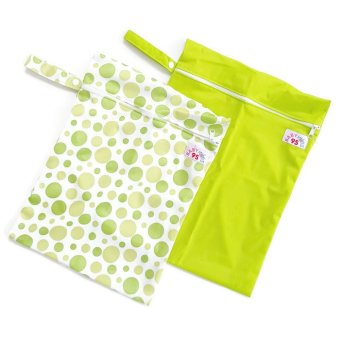 BABYKIDS95 ถุงผ้ากันน้ำ 1 ช่อง สำหรับใส่ผ้าอ้อม หรือผ้าเปียก เซ็ท 2 ชิ้น (สีเขียวอ่อน/ลายจุดเขียว) BABYKIDS95 ถุงผ้ากันน้ำ 1 ช่อง สำหรับใส่ผ้าอ้อม หรือผ้าเปียก เซ็ท 2 ชิ้น (สีเขียวอ่อน/ลายจุดเขียว)